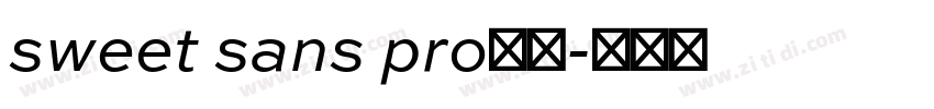 sweet sans pro字体字体转换